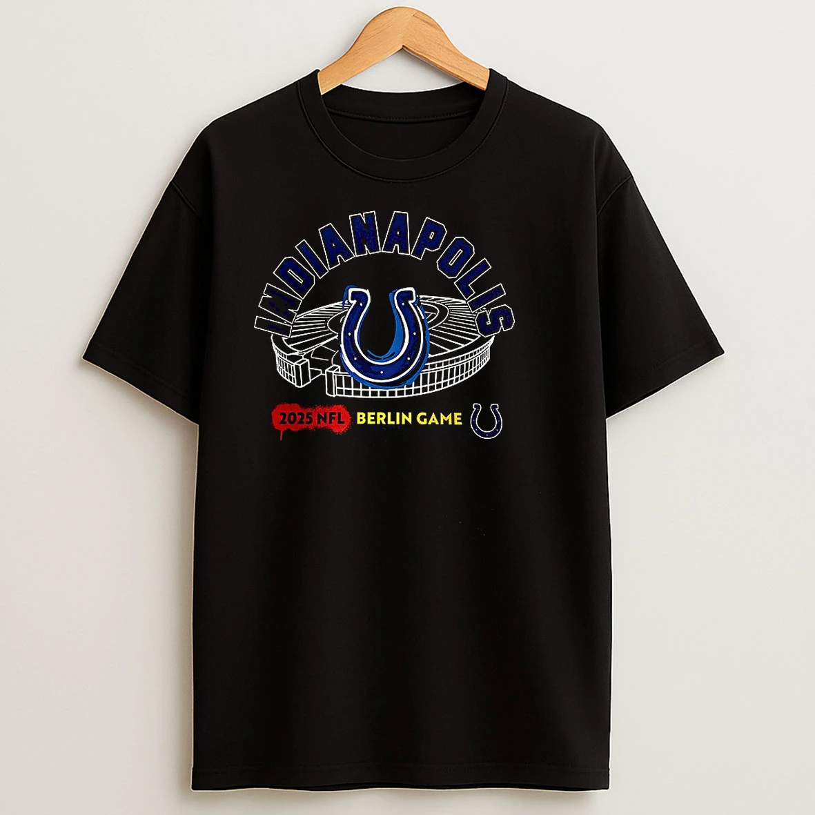 Indianapolis Colts Olympia Stadium 2025 Nfl Berlin Game T Shirts