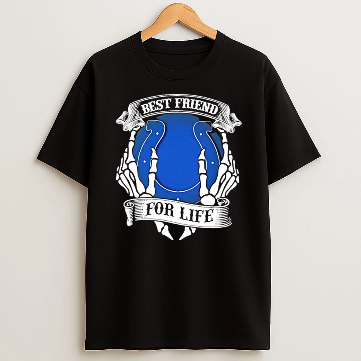 Indianapolis Colts Football Best Friend For Life Hands Bones Shirts
