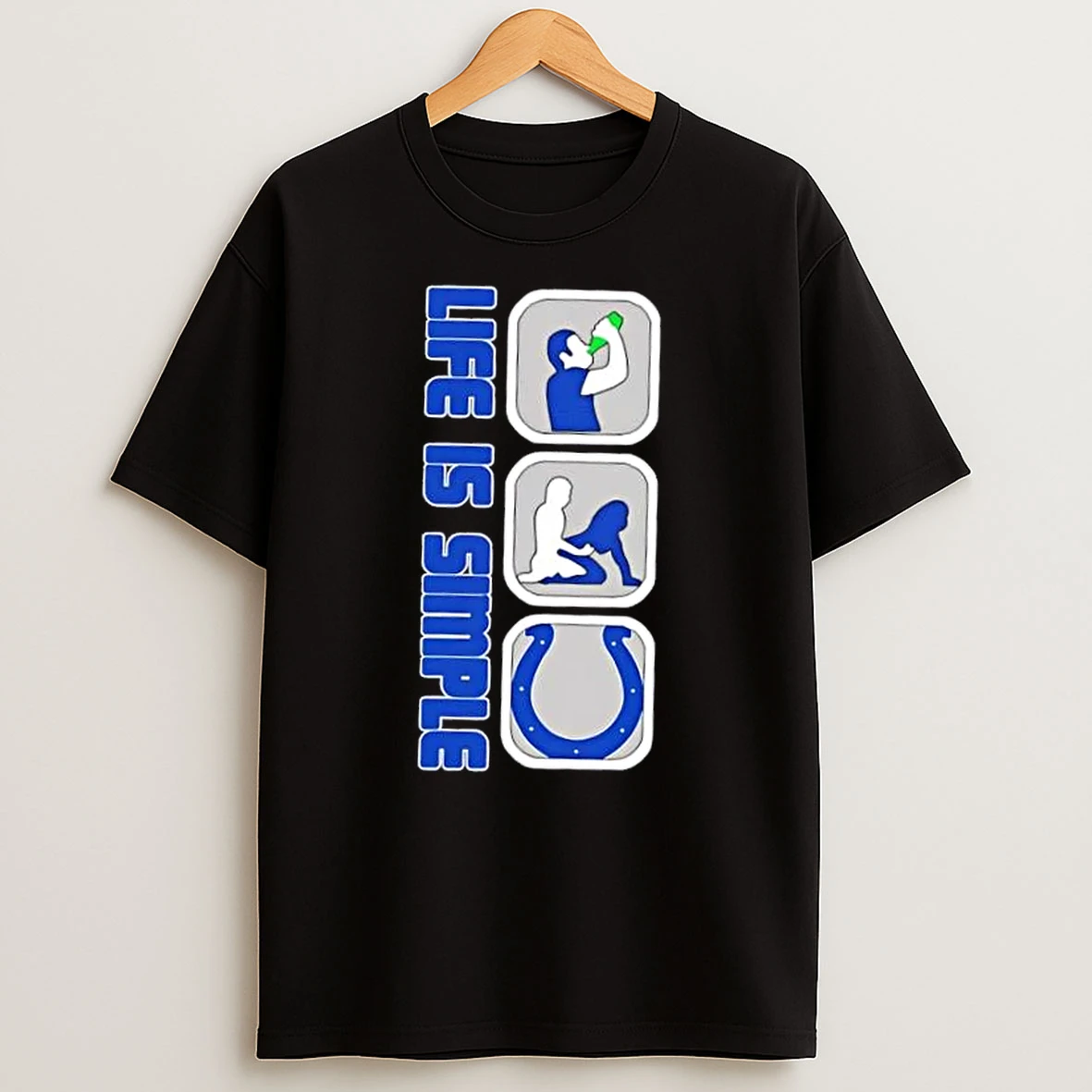 Indianapolis Colts Football Life Is Simple Shirts