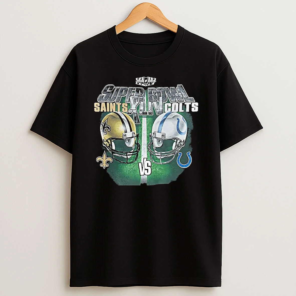 Indianapolis Colts Vs New Orleans Saints Super Bowl Xliv Retro Shirts