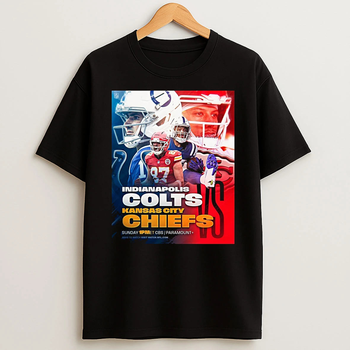 Indianapolis Colts Vs Kansas City Chiefs Nfl Game Week 12 November 23 2025 Shirts