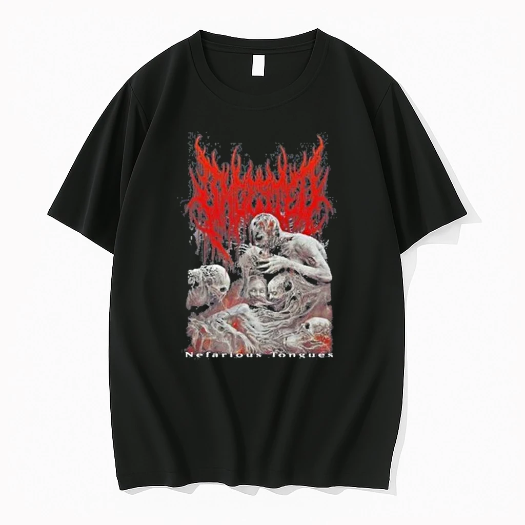 Ingested Nefarious Tongues Metal Band 2025 Shirts