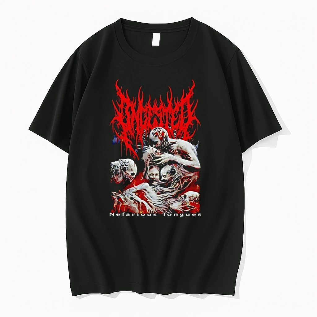Ingested Metal Band Nefarious Tongues Shirts