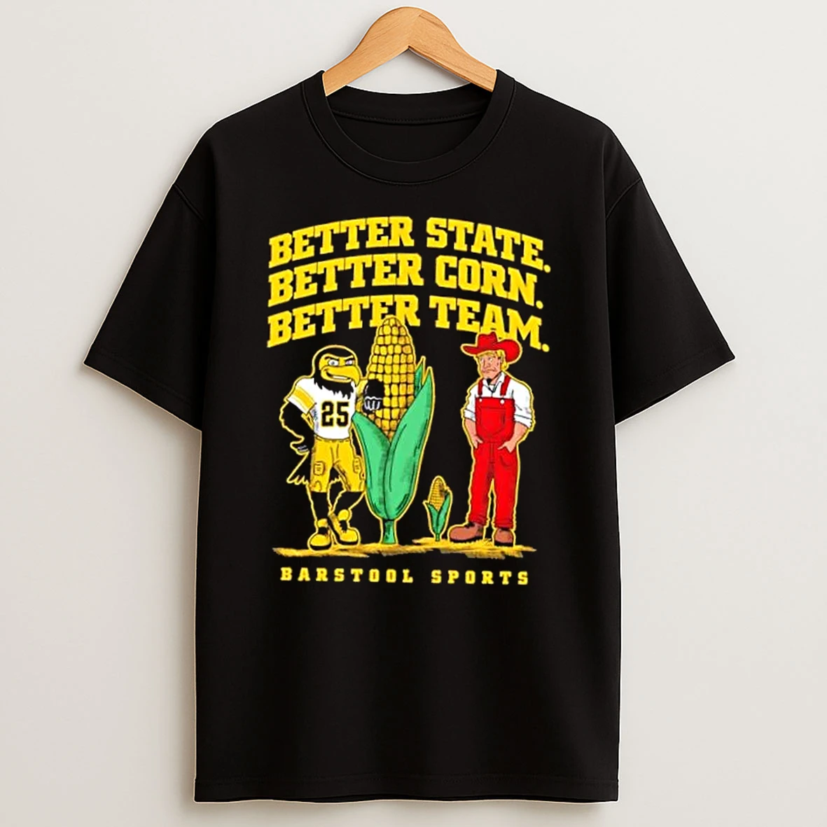 Iowa Hawkeyes Better State Corn Team Shirts