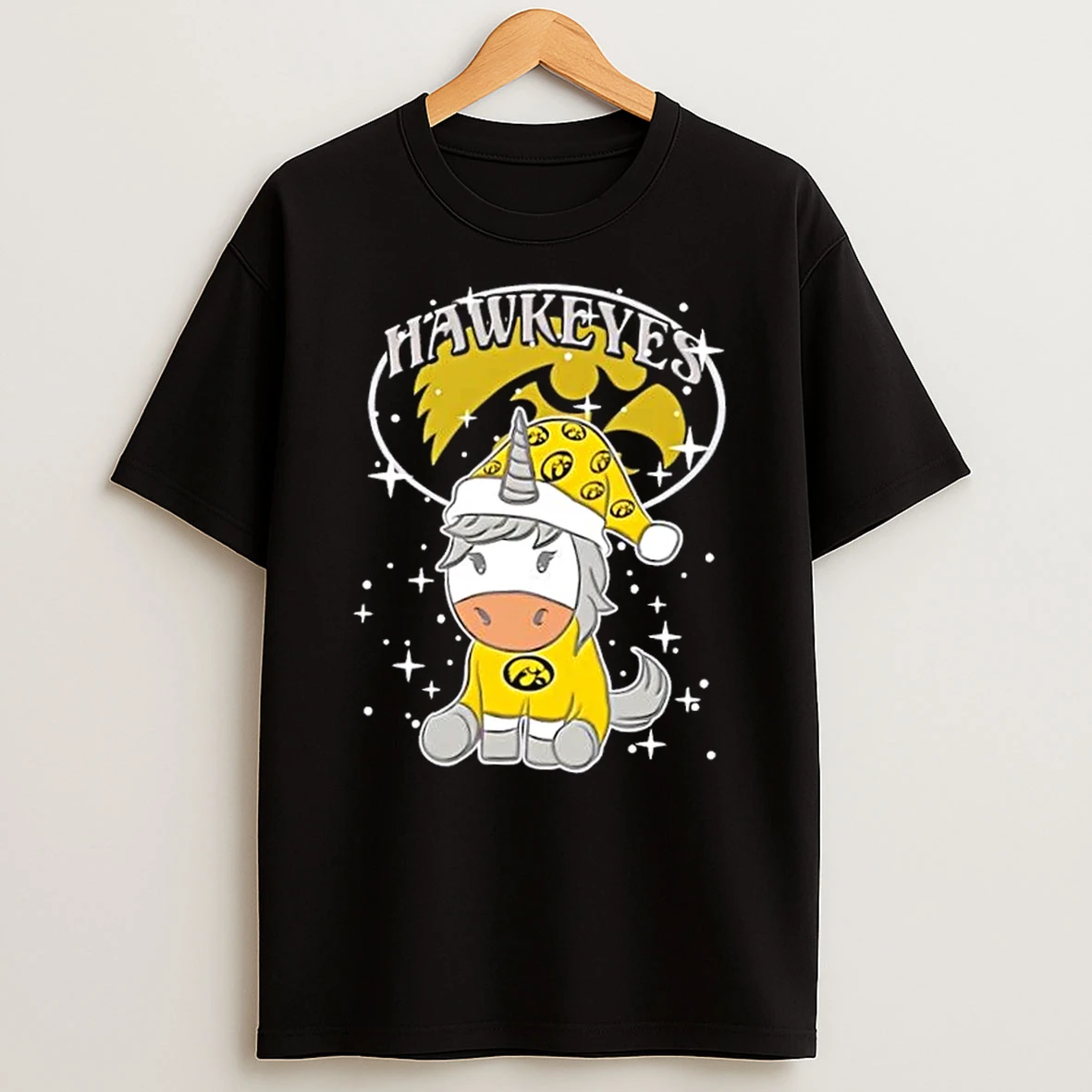 Iowa Hawkeyes Football X Unicorn Merry Christmas Shirts