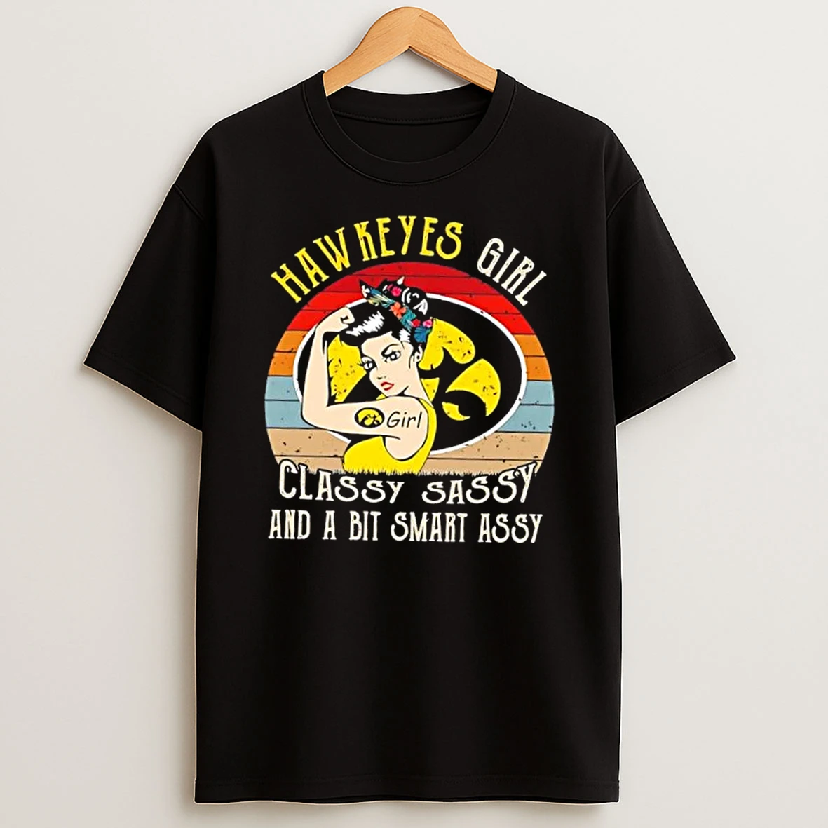 Iowa Hawkeyes Girl Classy Sassy And A Bit Smart Assy Shirts