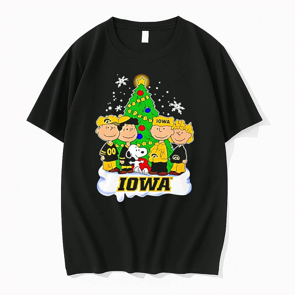 Iowa Hawkeyes Snoopy And The Peanuts Christmas 2025 Shirts