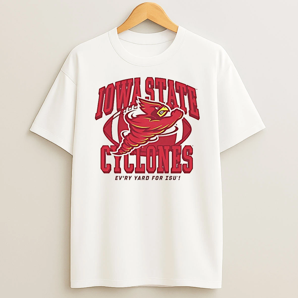 Iowa State Cyclones Evry Yard For Isu Logo Vintage Shirts