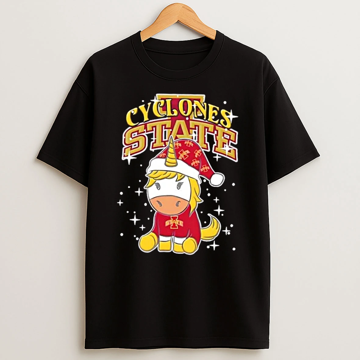 Iowa State Cyclones Football X Unicorn Merry Christmas Shirts