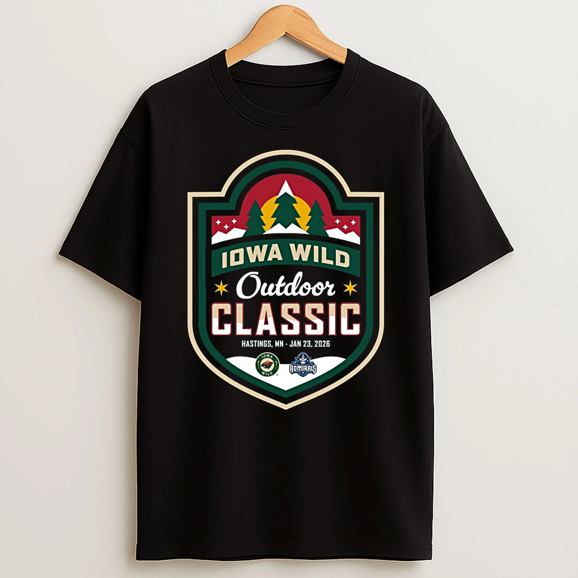 Iowa Wild Outdoor Classic Hastings Mn January 23 2026 Logo Shirts