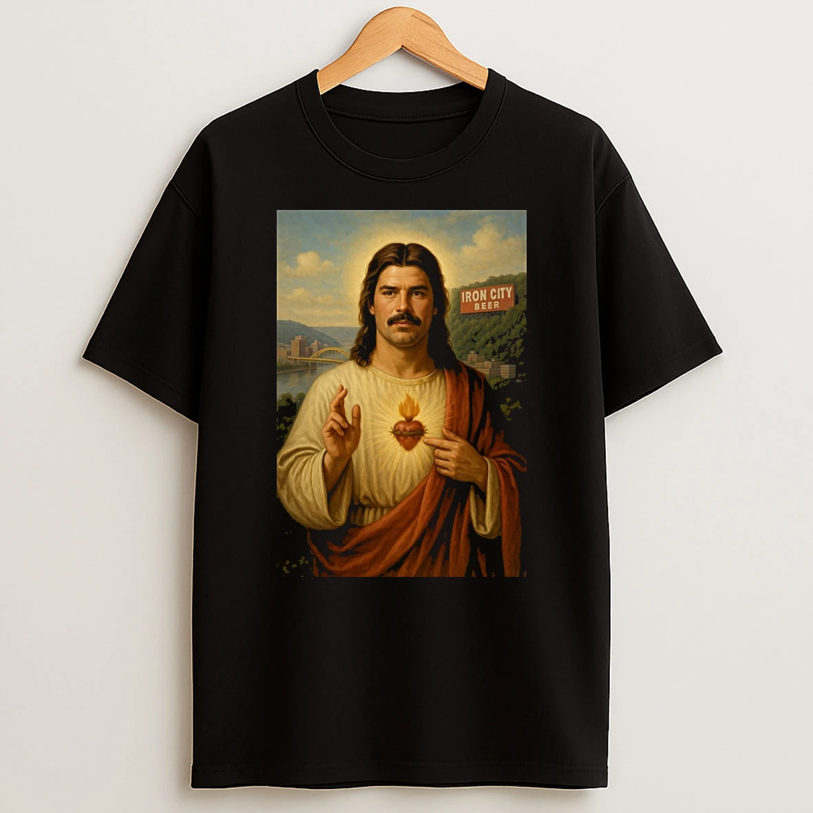 Iron City Beer He Is Risen Jesus Christ Pittsburgh Pennsylvania Shirts