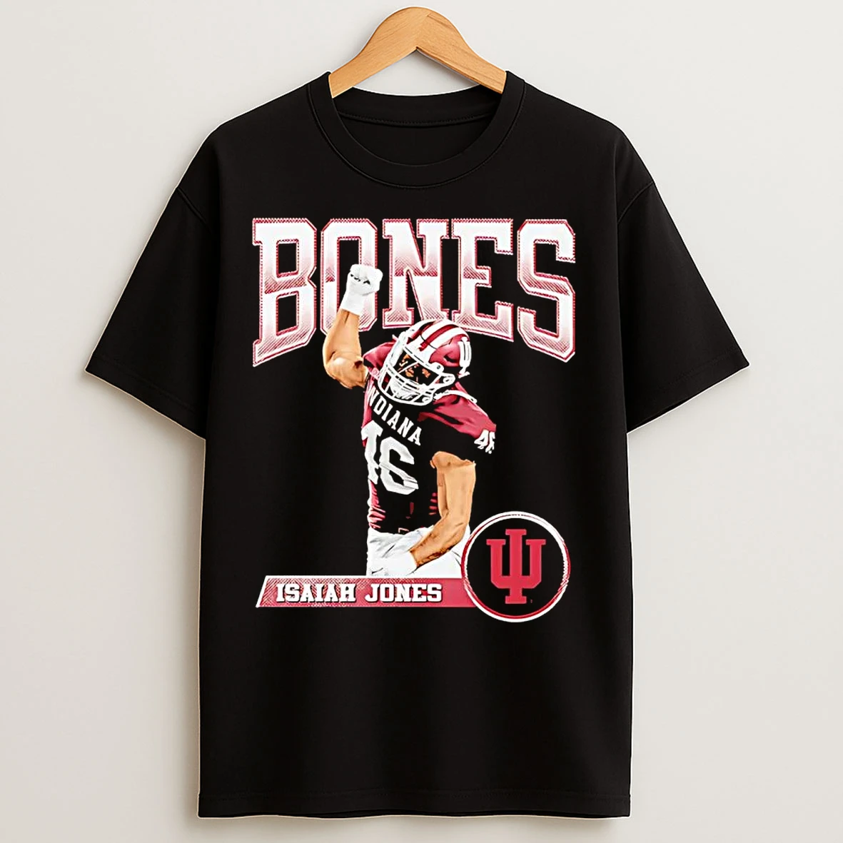 Isaiah Jones Illustrated Indiana Hoosiers T Shirts