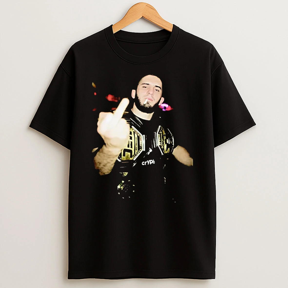 Islam Makhachev Smoking Middle Finger Shirts