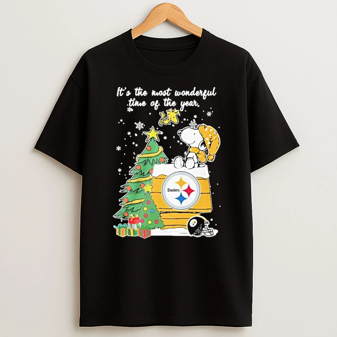Its The Most Wonderful Time Of The Year The Peanuts Christmas Steelers Shirts