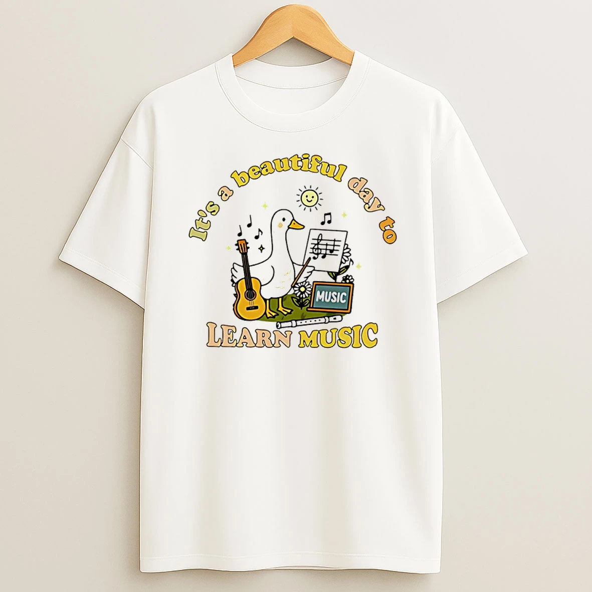 Its A Beautiful Day To Learn Music Goose Shirts