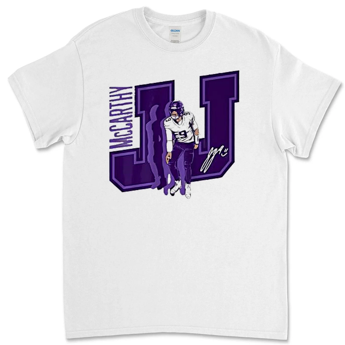 J J Mccarthy Minnesota Vikings Signature Premium Shirt Sweater
