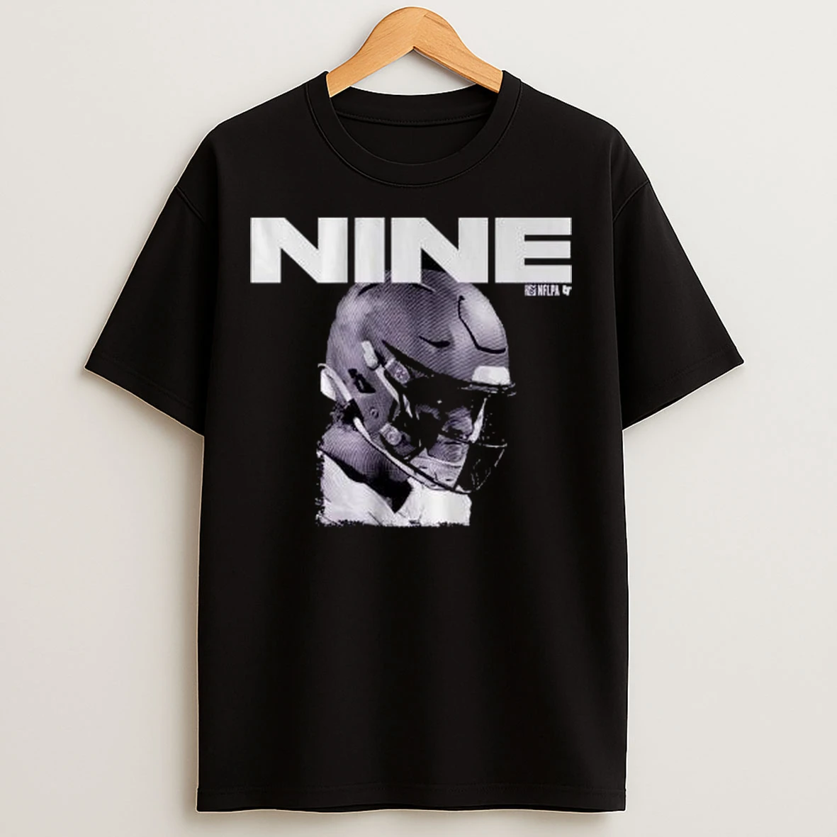 J J Mccarthy Nine 2025 Circle Black T Shirts