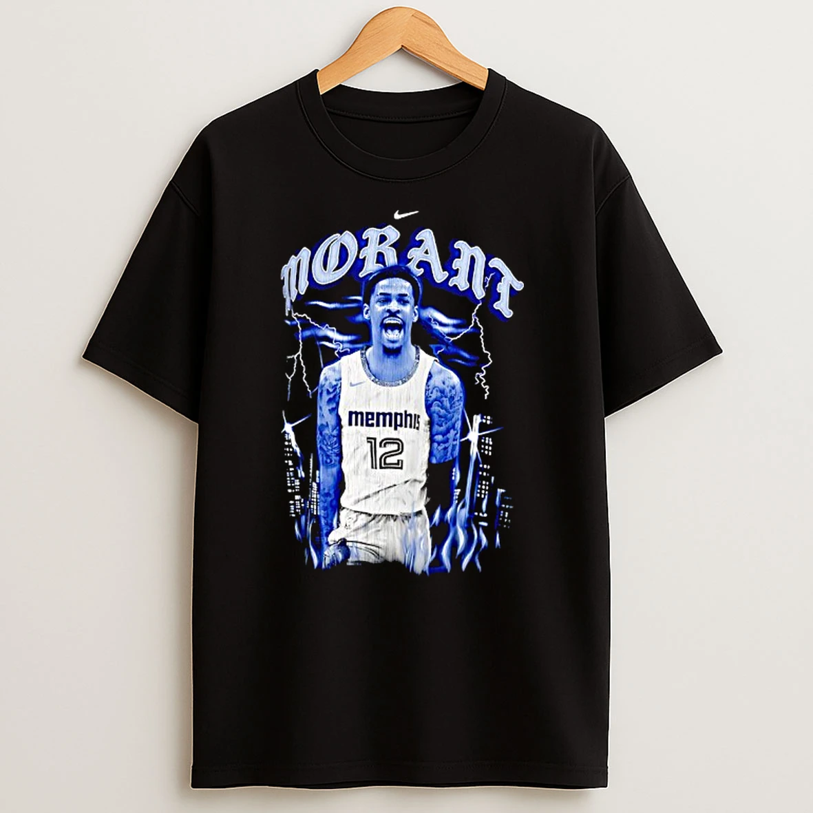 Ja Morant Memphis Grizzlies Basketball City Lightning Shirts