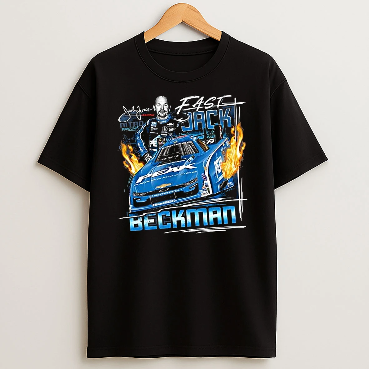 Jack Beckman John Force Racing Fast Shirts