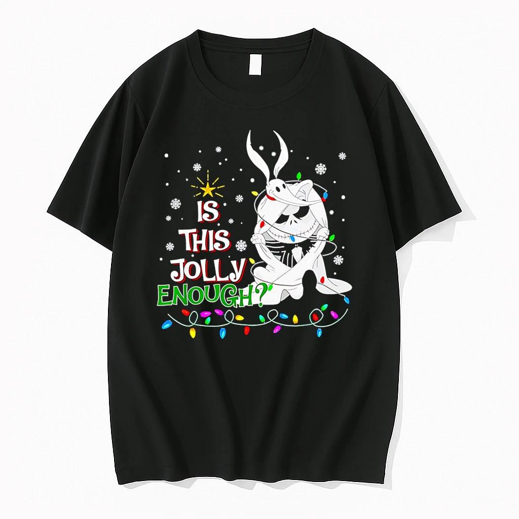 Jack Skellington Is This Jolly Enough Shirts