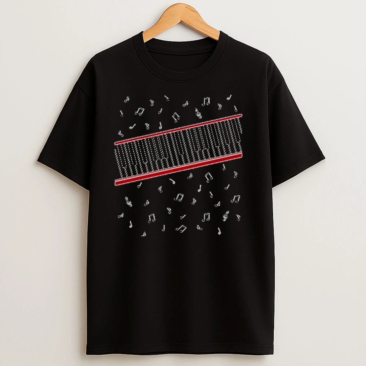 Jackson Beat It Piano Keys T Shirts