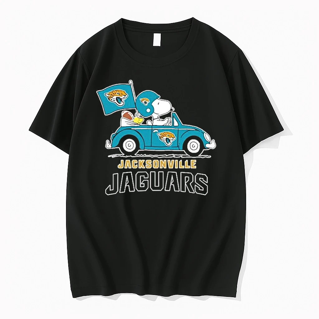 Jacksonville Jaguars Football X Snoopy Drive Car Shirts
