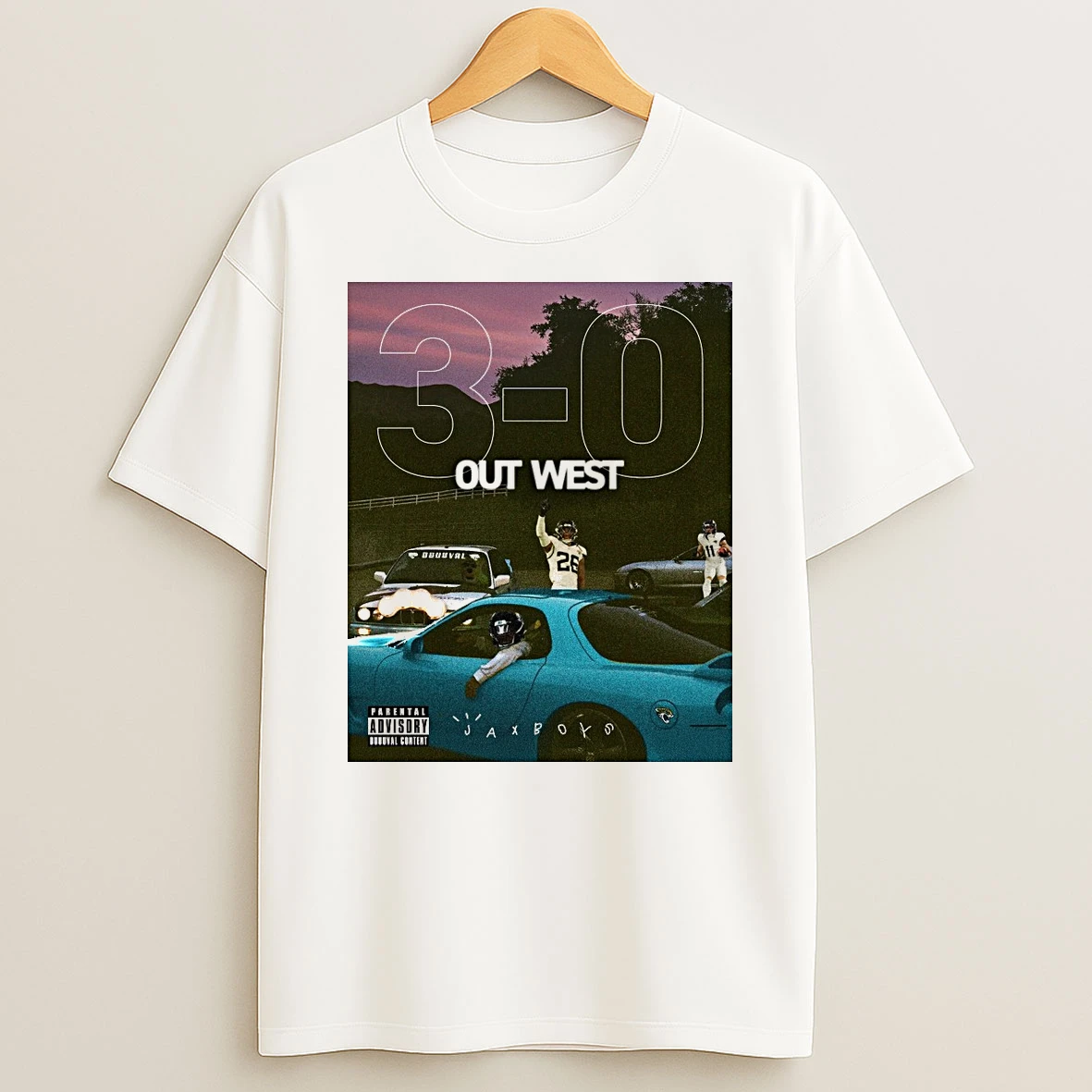Jacksonville Jaguars Rayshawn Jenkins 3 0 Out West Duuuval Shirts