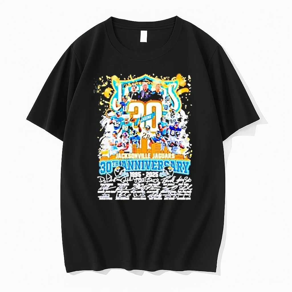 Jacksonville Jaguars Team 30th Anniversary 1995 2025 Thank You For The Memories Shirts