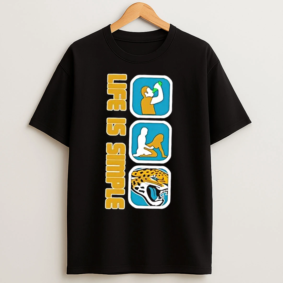 Jacksonville Jaguars Football Life Is Simple T Shirts