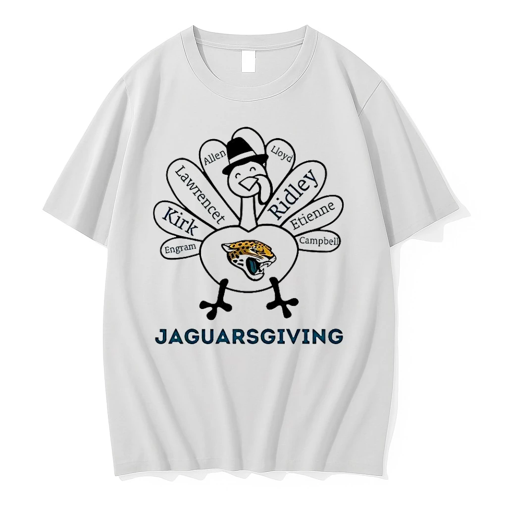 Jacksonville Jaguars Turkey Jaguarsgiving Thanksgiving With Heroes Shirts
