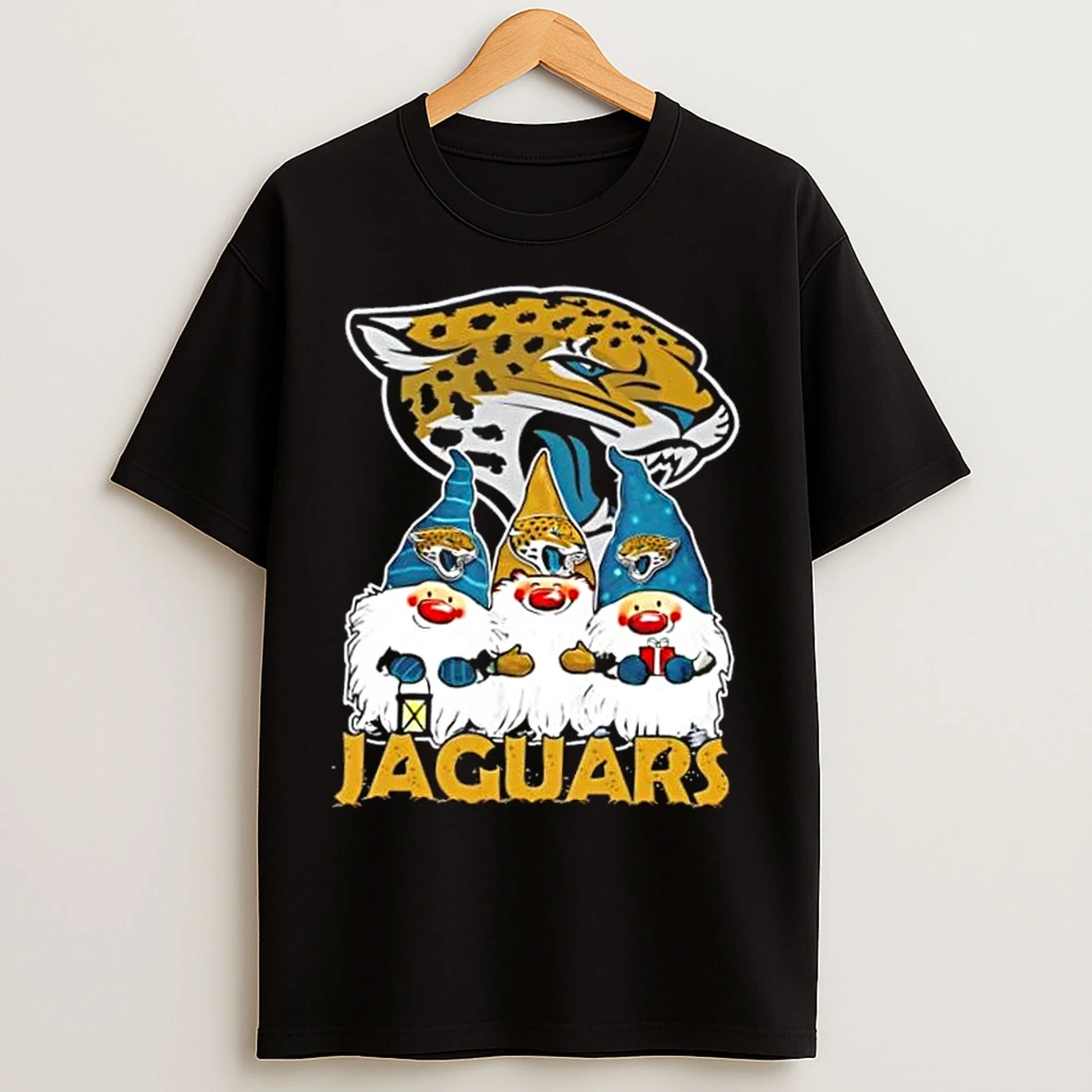 Jacksonville Jaguars X Gnomes Xmas Christmas T Shirts