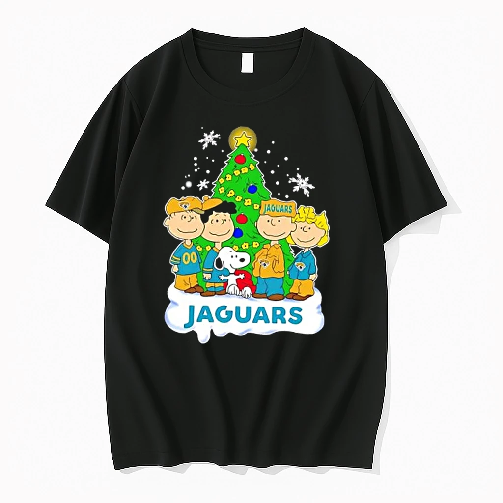 Jacksonville Jaguars X Peanuts Snoopy And Friends Christmas Tree Shirts