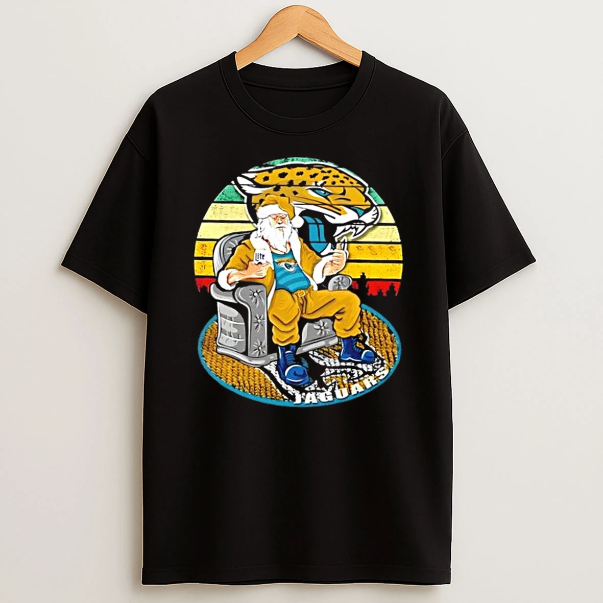 Jacksonville Jaguars X Santa Claus Christmas Vintage Shirts