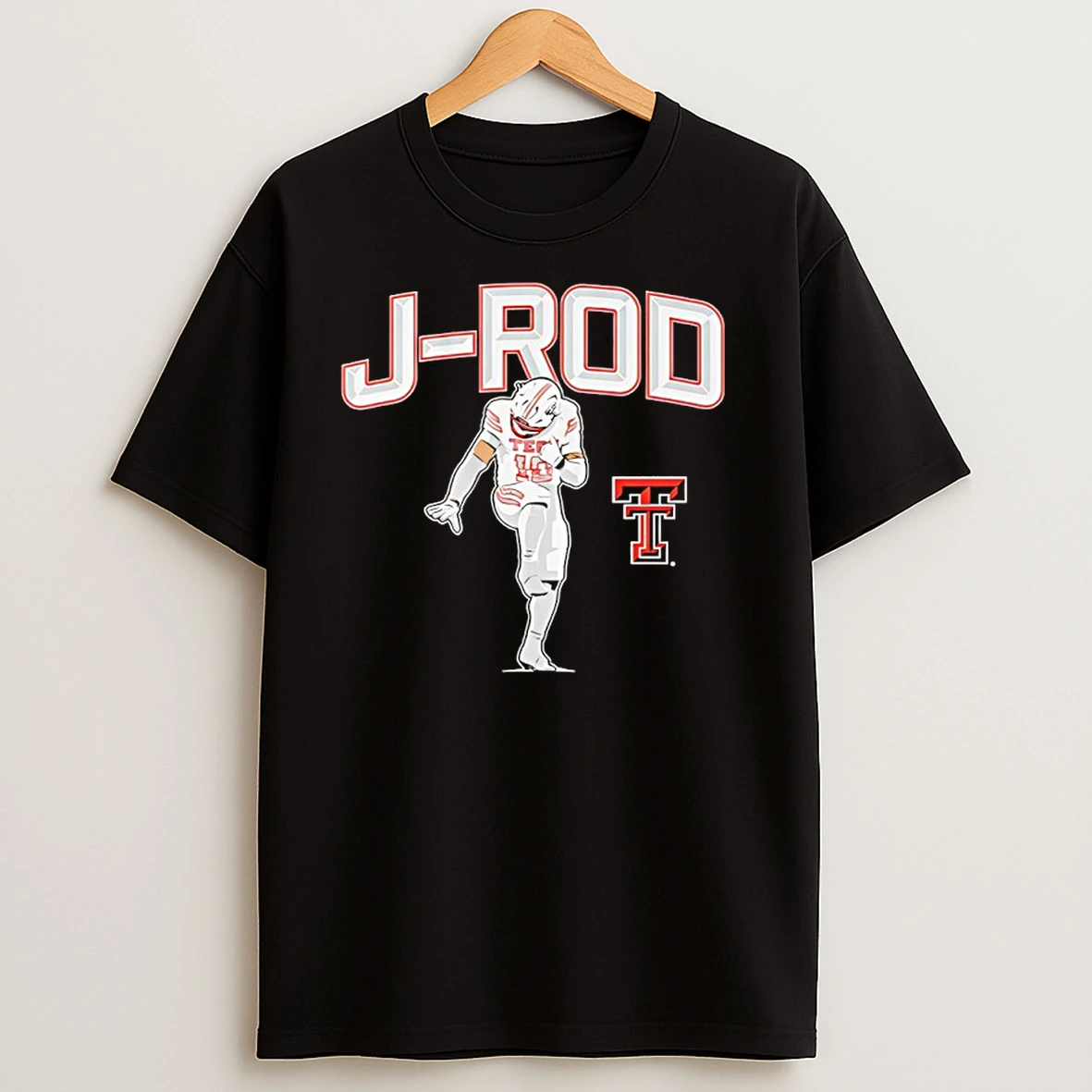 Jacob Rodriguez J Rod Texas Tech Red Raiders Football T Shirts