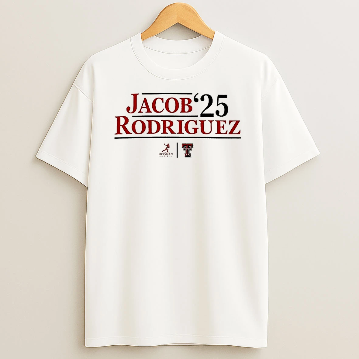 Jacob Rodriguez Texas Tech Red Raiders Football 25 Heisman Shirts