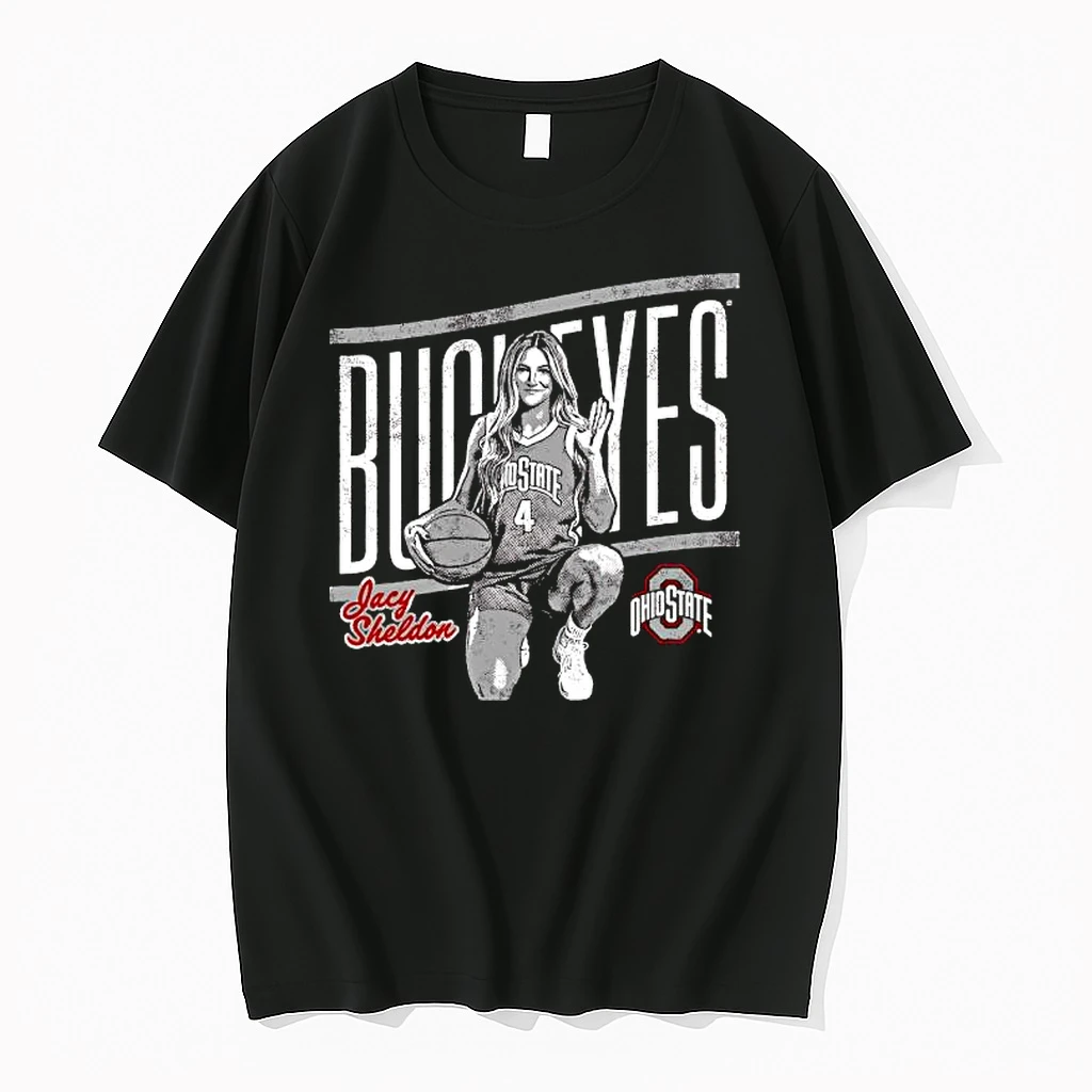 Jacy Sheldon Ohio State Buckeyes Basketball Graphic Shirts