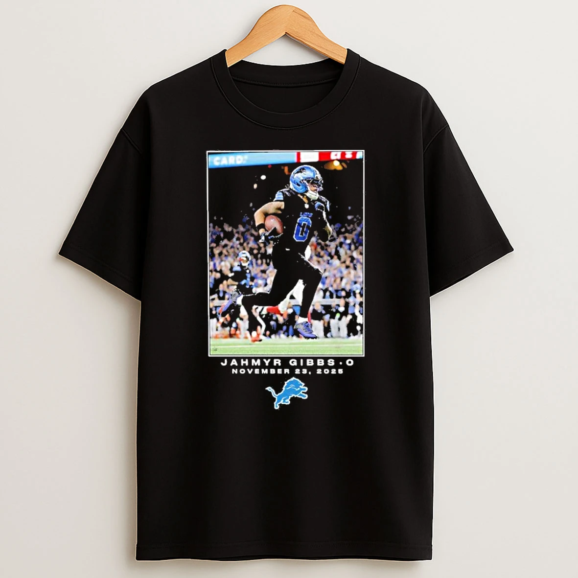 Jahmyr Gibbs Detroit Lions Nfl Flash Features Week 12 Shirts
