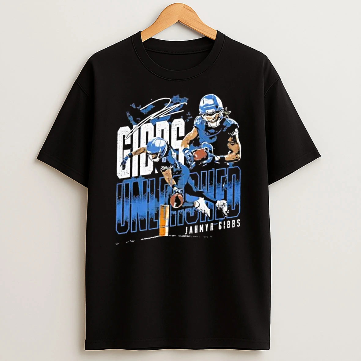 Jahmyr Gibbs Detroit Lions Unleashed Football Shirts