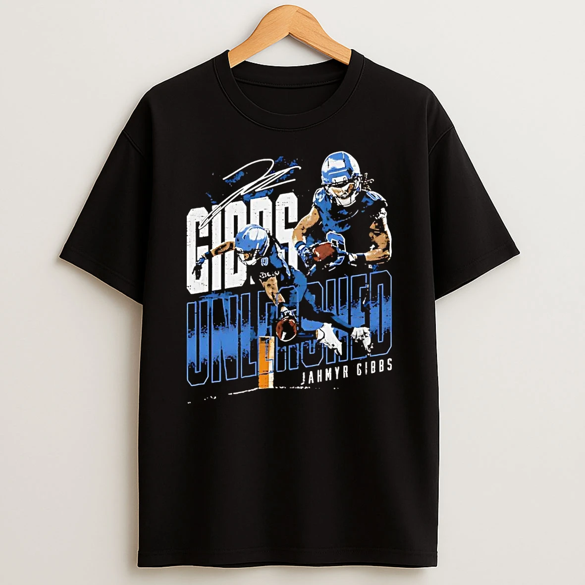 Jahmyr Gibbs Unleashed Detroit Lions Shirts