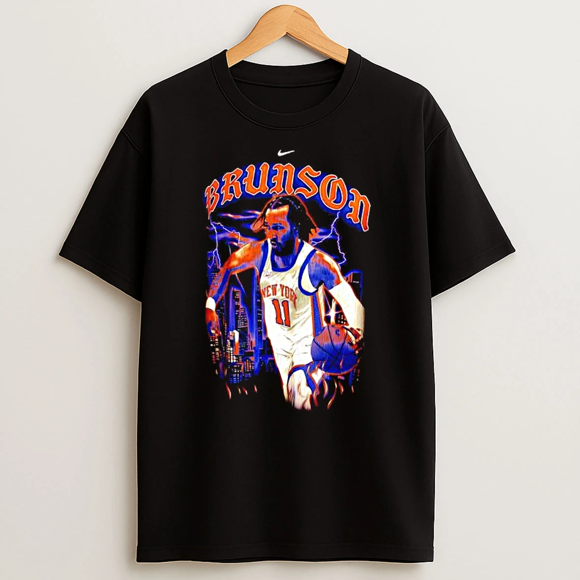 Jalen Brunson New York Knicks City Edition Player Graphic Shirts
