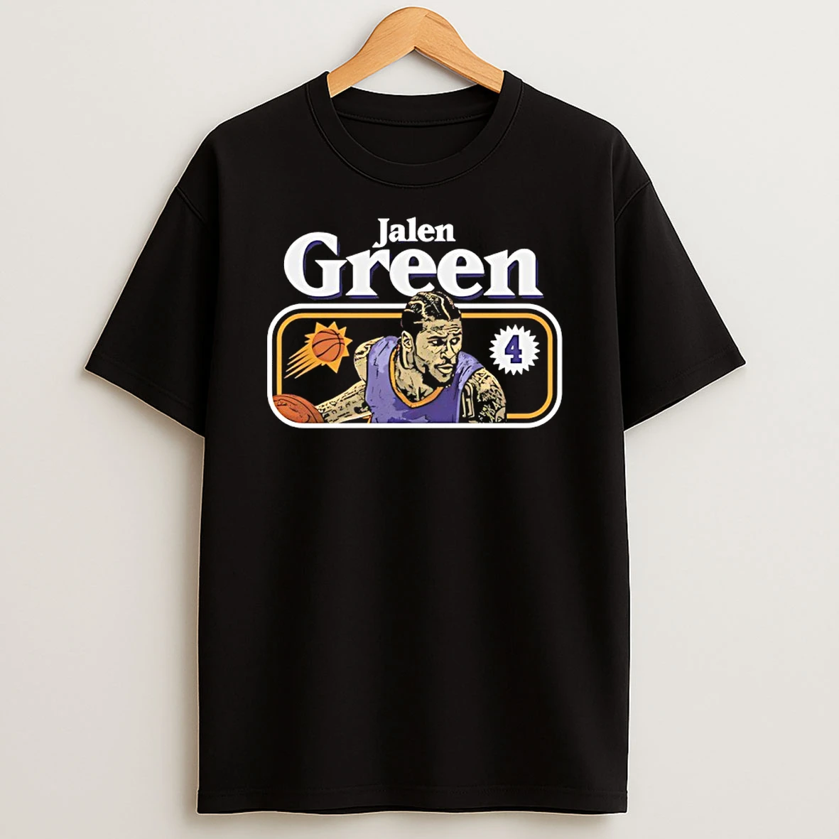 Jalen Green 4 Phoenix Suns Cover Vintage Shirts