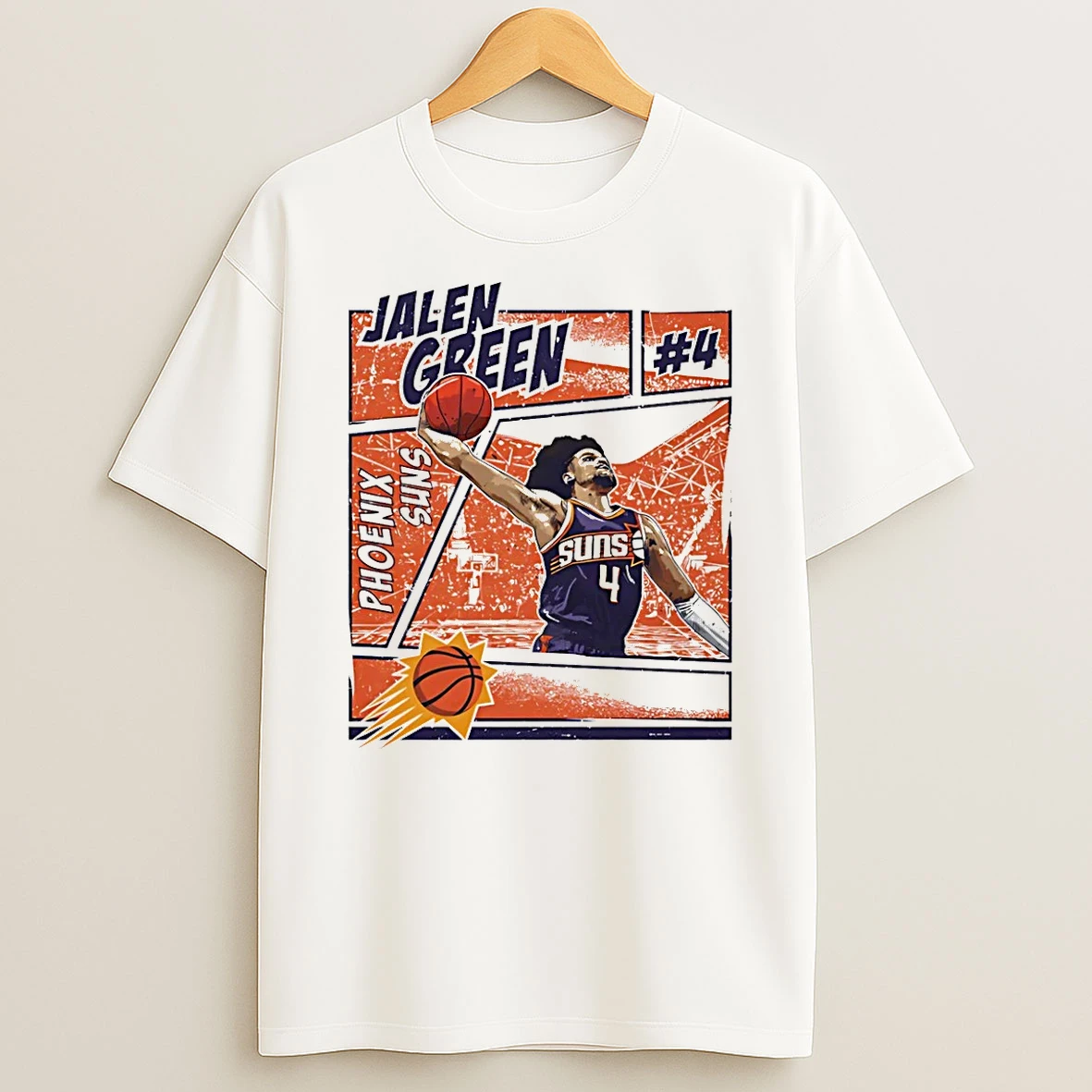 Jalen Green Phoenix Suns Comic 26 Shirts