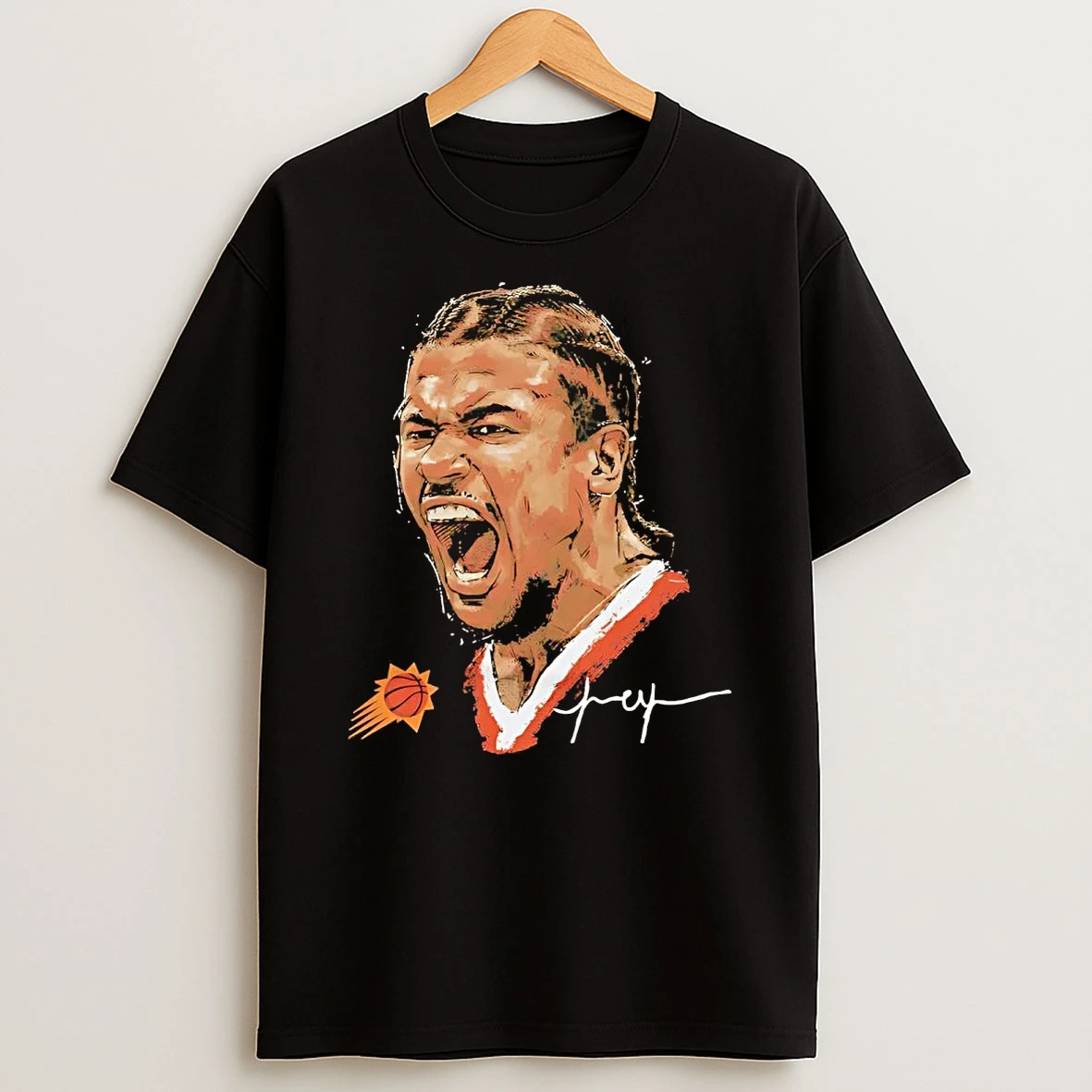 Jalen Green Portrait Scream Phoenix Suns Signature Shirts
