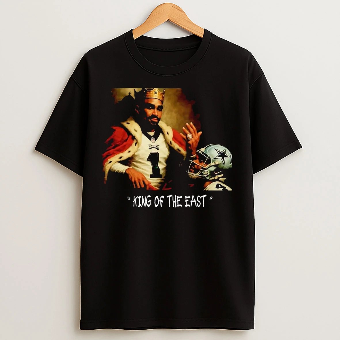 Jalen Hurts King Of The East Dallas Cowboys Servants T Shirts
