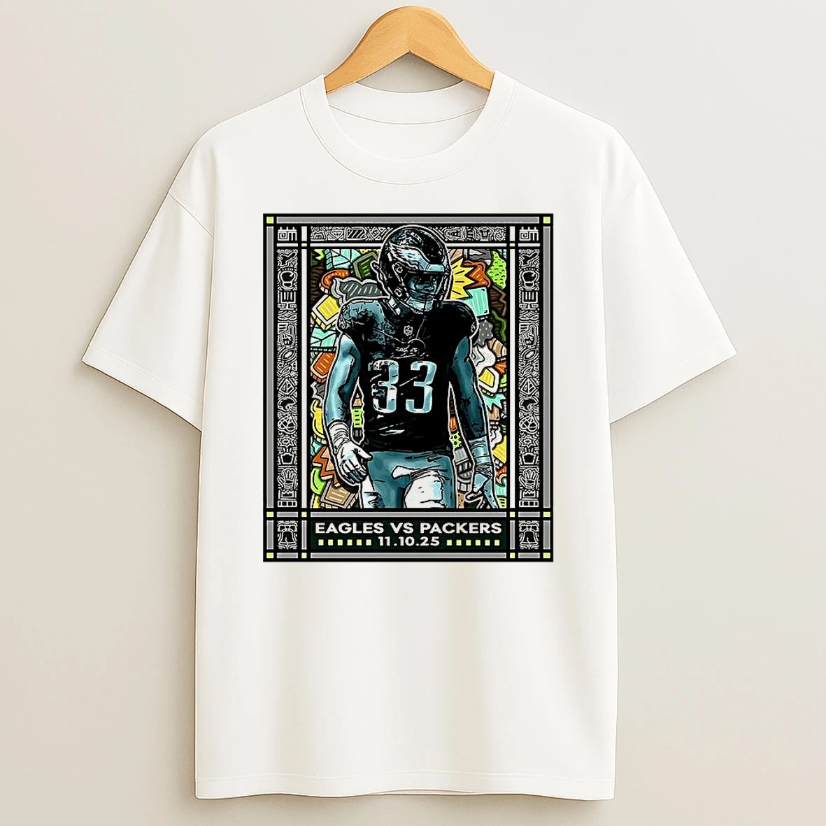 Jalen Hurts Philadelphia Eagles Football Number 33 2025 Shirts