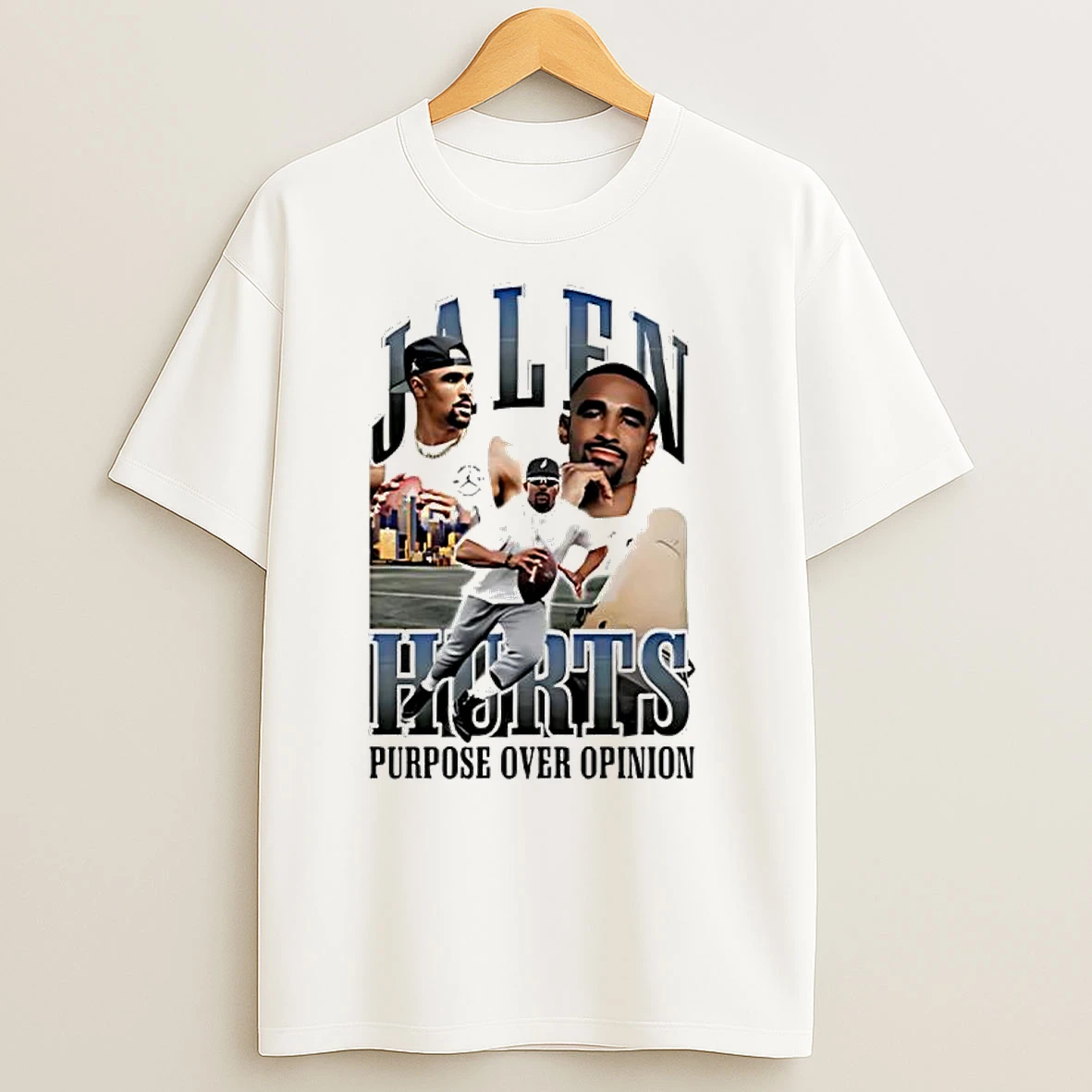 Jalen Hurts Purpose Over Opinion Graphic T Shirts