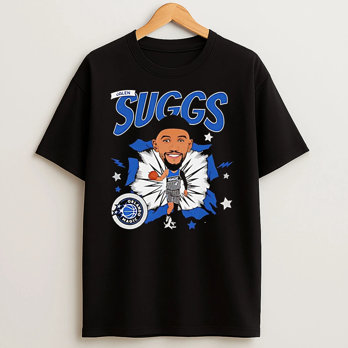 Jalen Suggs Caricature Orlando Magic Shirts