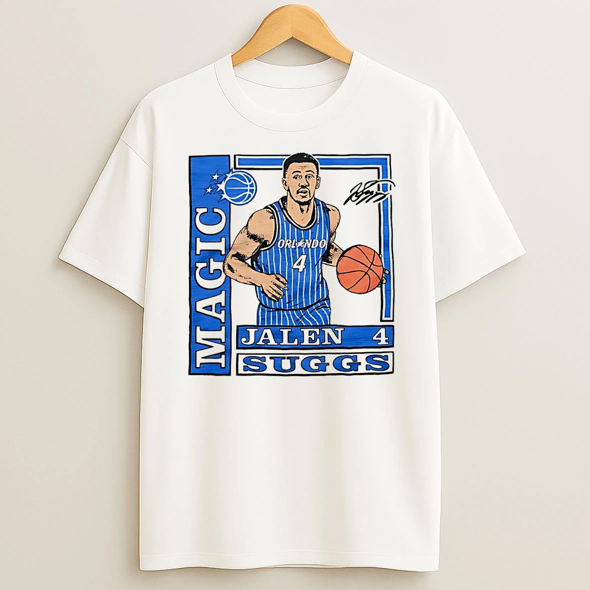 Jalen Suggs Cartoon Card Orlando Magic Shirts