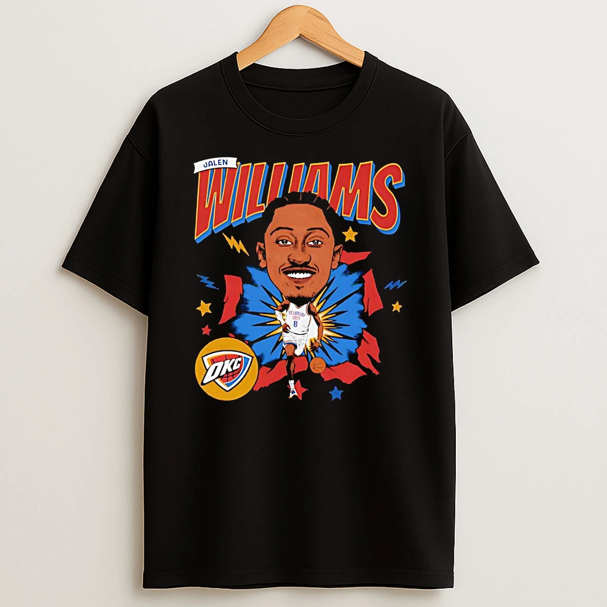 Jalen Williams Caricature Oklahoma City Thunder Shirts