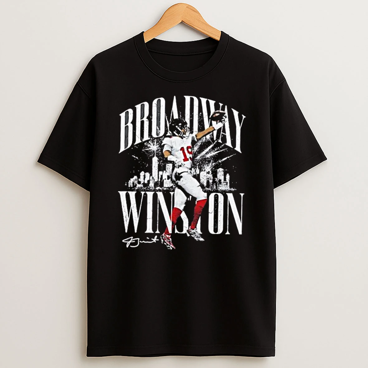 Jameis Winston New York Giants Broadway Winston Football Signature Shirts